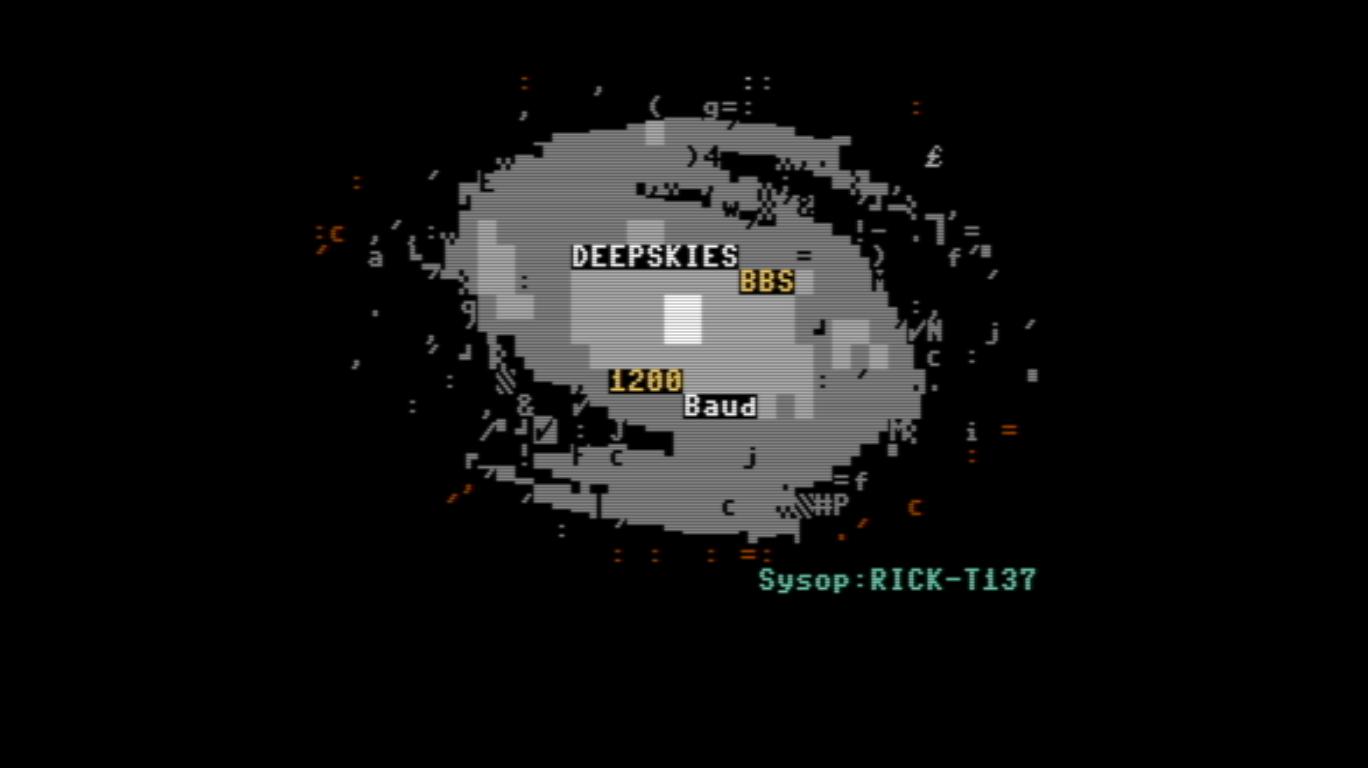 Screenshot of the DeepSkies BBS